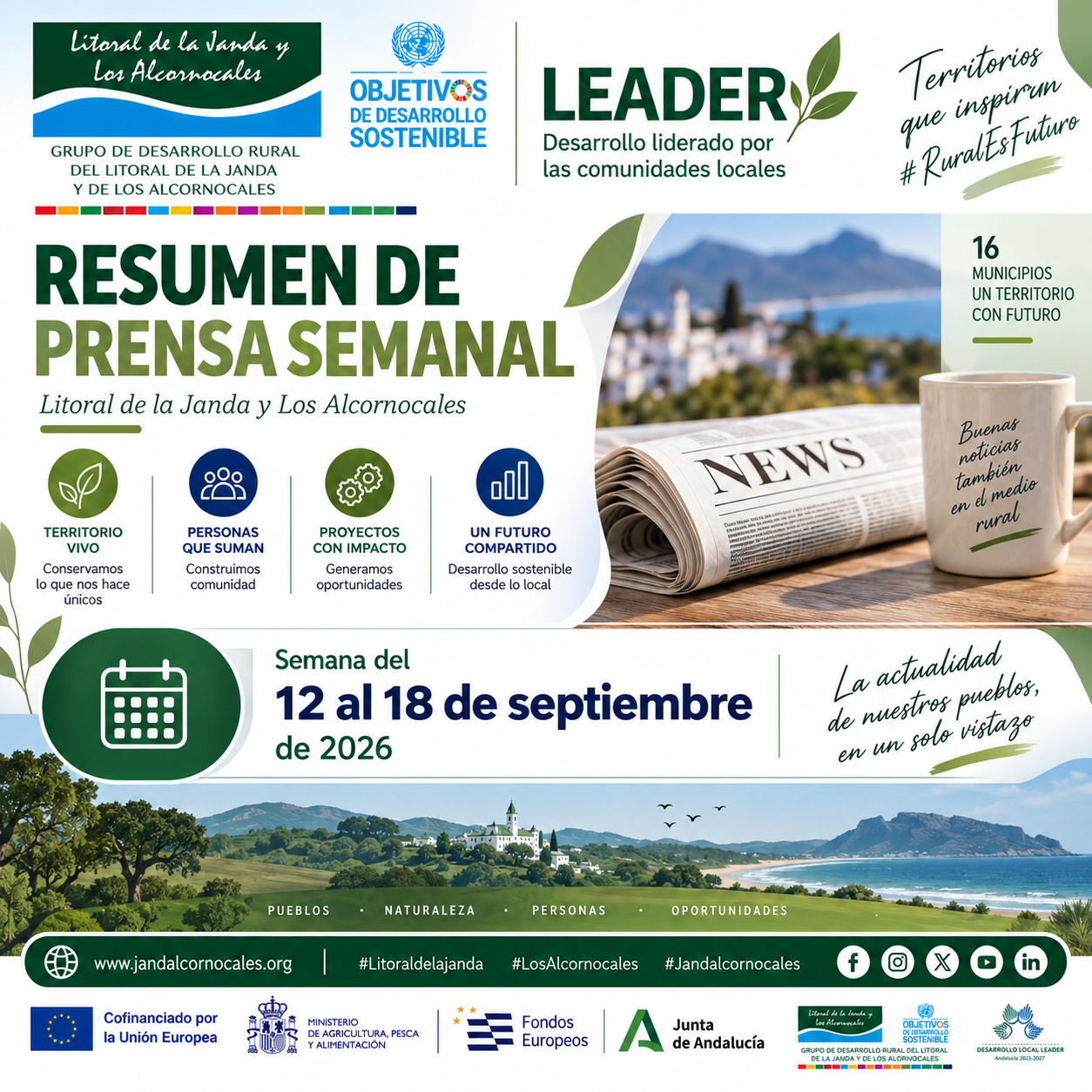 Resumen de prensa semanal | Litoral de la Janda y Los Alcornocales Semana del 12 al 18 de septiembre de 2026