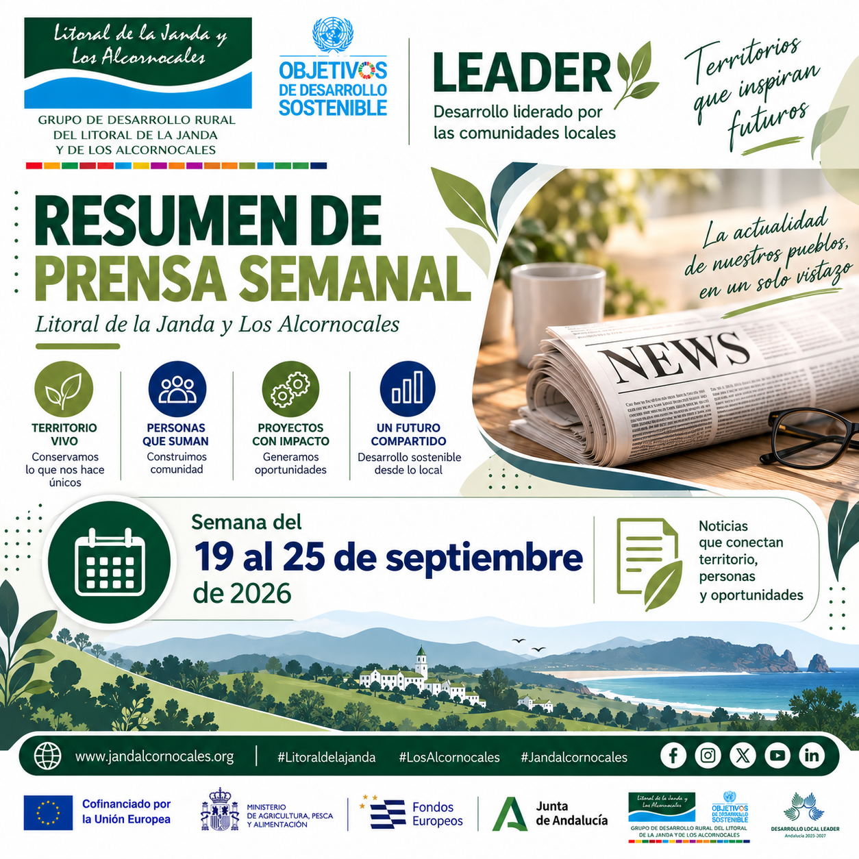 Resumen de prensa semanal | Litoral de la Janda y Los Alcornocales Semana del 19 al 25 de septiembre de 2026