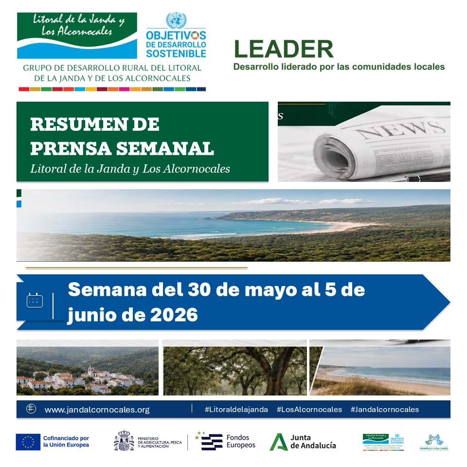 Resumen de prensa semanal | Litoral de la Janda y Los Alcornocales - Semana del 30 de mayo al 5 de junio de 2026