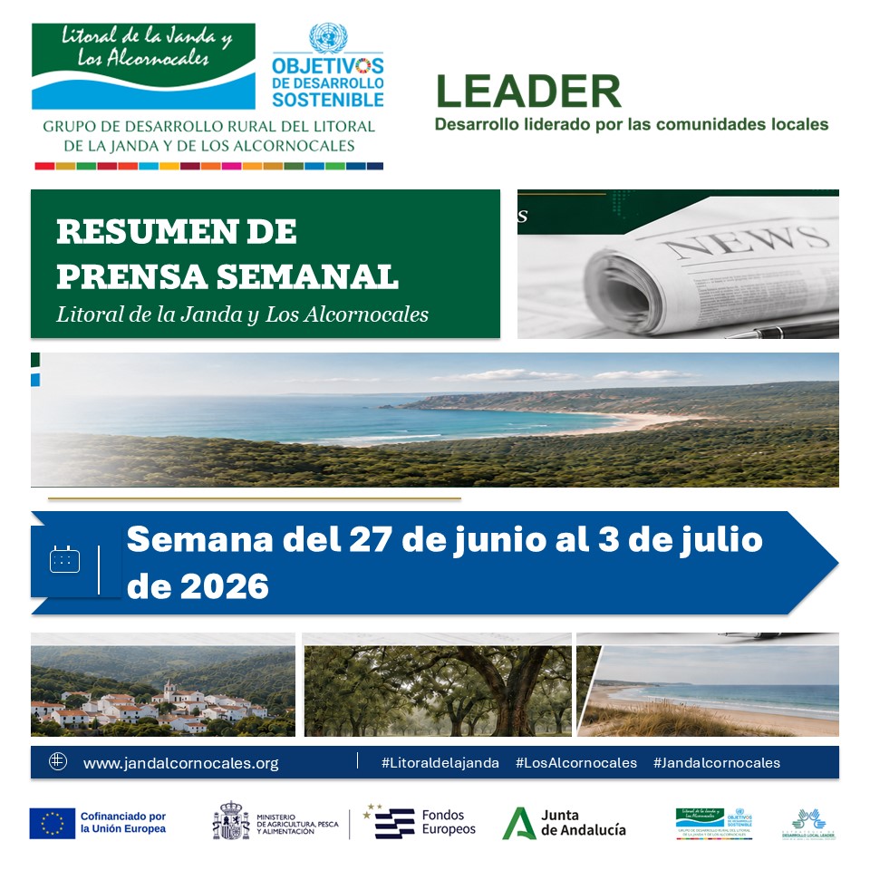 Resumen de prensa semanal | Litoral de la Janda y Los Alcornocales Semana del 27 de junio al 3 de julio de 2026
